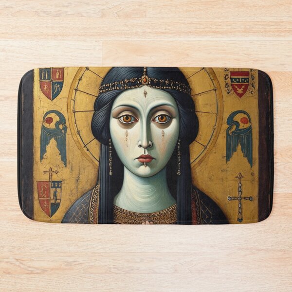 Item preview, Medieval vampire woman vintage painting art designed and sold by Vintage Designs +.
