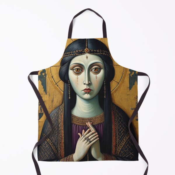 Artikelvorschau, Mittelalterliche Vampirfrau Vintage Malerei Kunst entworfen und verkauft von Vintage Designs +.