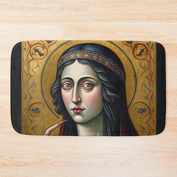 Item preview, Medieval vampire woman vintage painting art designed and sold by Vintage Designs +.