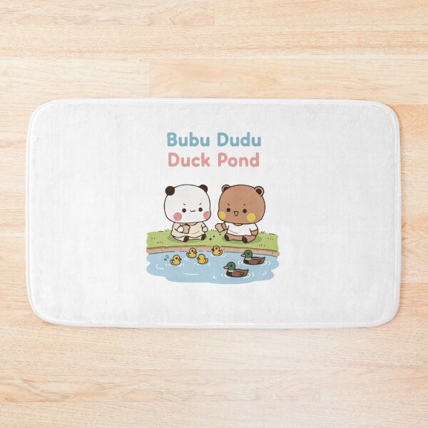 Item preview, Bubu Dudu Duck Pond | Cute Couple Feeding Ducks Kawaii Design designed and sold by FEBRICAST.