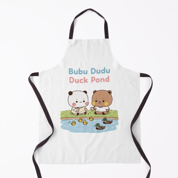 Item preview, Bubu Dudu Duck Pond | Cute Couple Feeding Ducks Kawaii Design designed and sold by FEBRICAST.