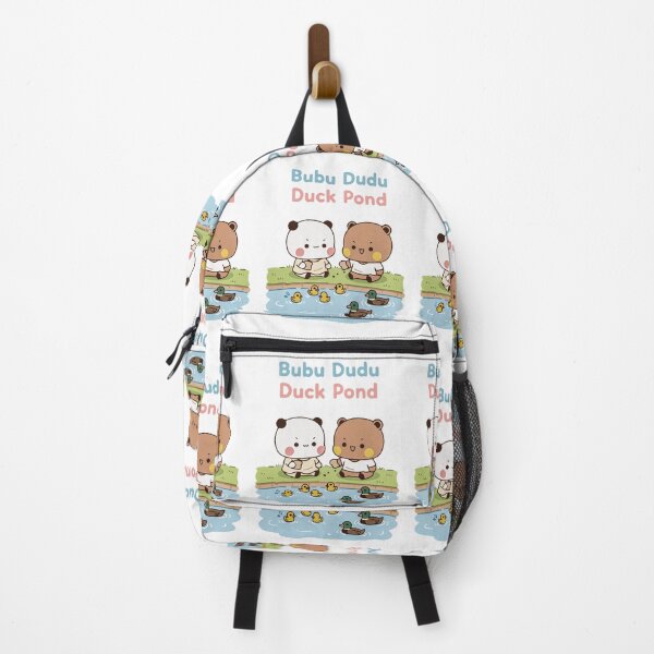 Item preview, Bubu Dudu Duck Pond | Cute Couple Feeding Ducks Kawaii Design designed and sold by FEBRICAST.
