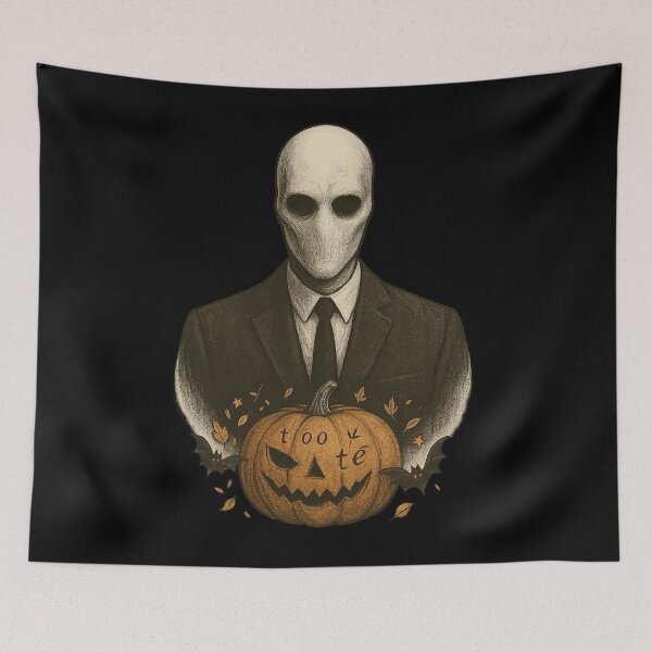 Item preview, Faceless Horror in Suit – Halloween Dark Art designed and sold by TrendTribeTP.