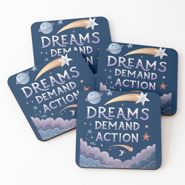 Item preview, Dreams Demand Action designed and sold by saied-tantawy.