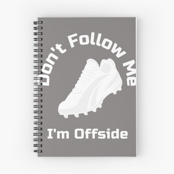 Item preview, Don’t Follow Me I’m Offside – Funny Soccer / Football Fan Design Studs Boots designed and sold by WhackingTax.