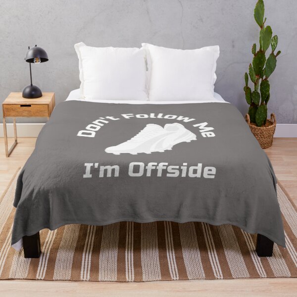 Item preview, Don’t Follow Me I’m Offside – Funny Soccer / Football Fan Design Studs Boots designed and sold by WhackingTax.