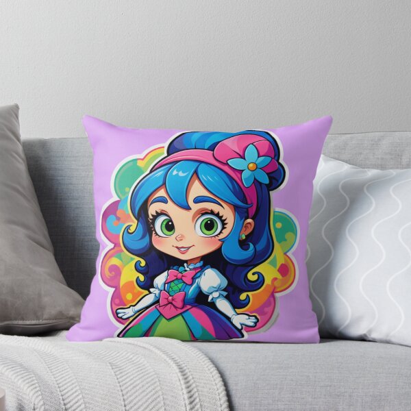 Item preview, Whimsical Girl in Rainbow Fantasy Dress designed and sold by Pororo23.