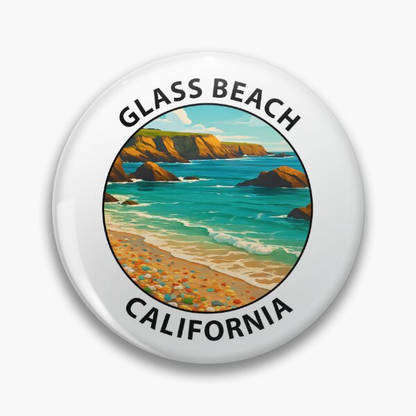 Artikelvorschau, Glass Beach – Malerische Küste aus glasklarem Meer, Fort Bragg, Kalifornien entworfen und verkauft von inkNext.