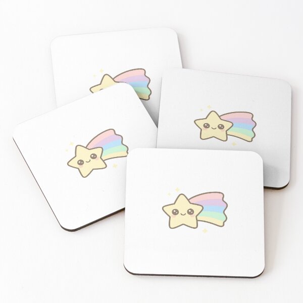 Item preview, Kawaii Shooting Star – Cute Sparkling Chibi designed and sold by Meow-WoofDesign.