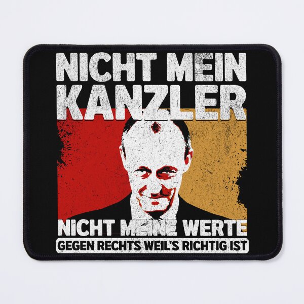 Item preview, NOT MY CHANCELLOR – Political statement against the shift to the right in Germany designed and sold by VariousGoodies.