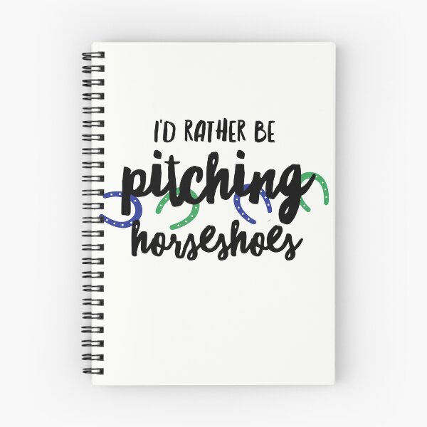 Item preview, I'd Rather Be Pitching Horseshoes Game Tournament Cowgirl Cowboy  T - Shirt designed and sold by Claws With Paws.