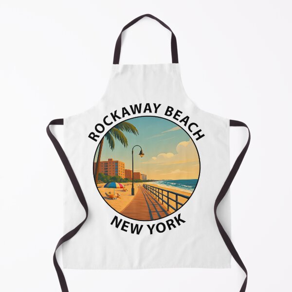 Item preview, Rockaway Beach – New York Summer Coastline Illustration designed and sold by inkNext.