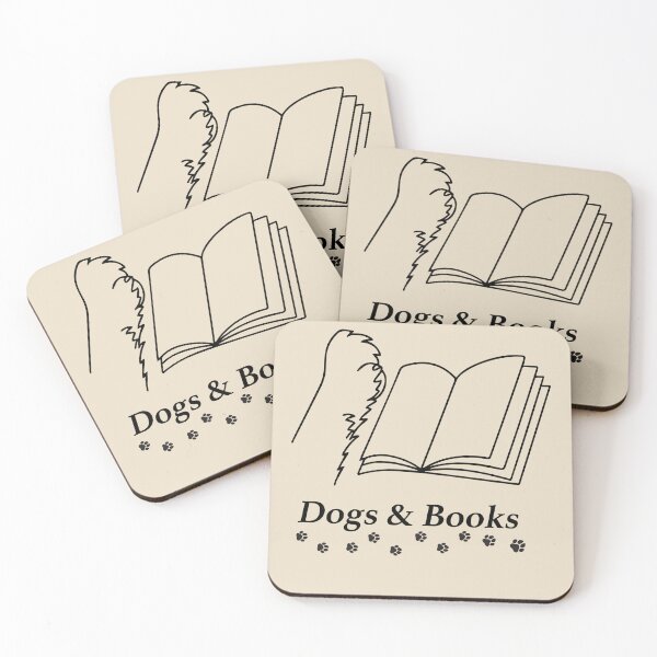 Item preview, Dogs and Books Book Lover Bookish Reading Dog Librarian designed and sold by RamblingsRose.