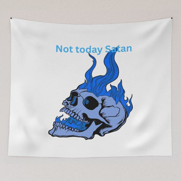 Item preview, Not today Satan designed and sold by Yes It Matches.