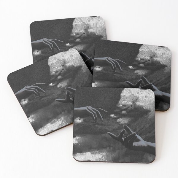 Item preview, Two Hands Aesthetic Artwork - Minimal Dark Art Design designed and sold by Cold Studio .