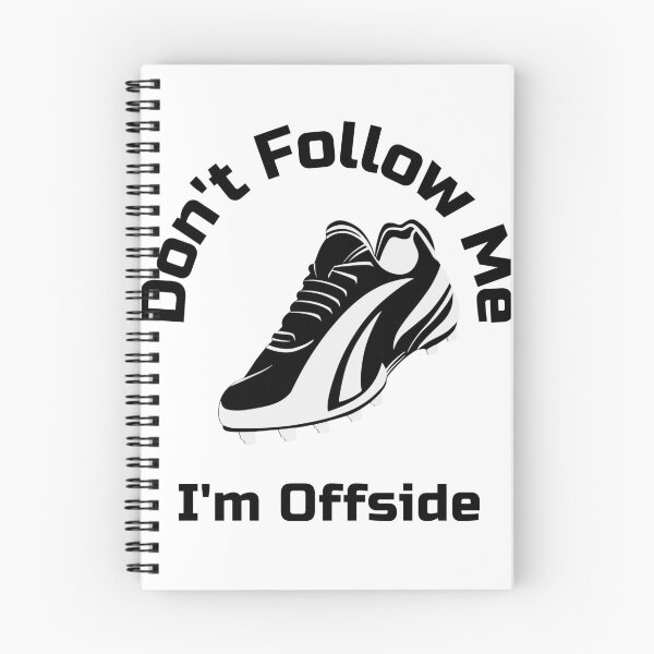Item preview, Don’t Follow Me I’m Offside Funny Soccer Football Fan Design Boot Cleat designed and sold by WhackingTax.