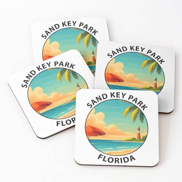 Item preview, Sand Key Park – Clearwater Beach, Florida Coastal Landscape designed and sold by inkNext.
