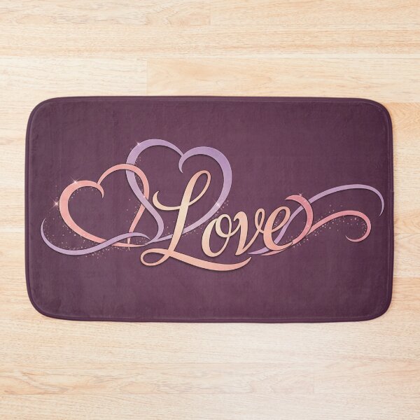 Item preview, Elegant Script Love Hearts designed and sold by Owcomm.