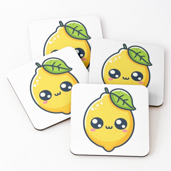 Item preview, Cute Kawaii Lemon – Adorable Fruit Illustration designed and sold by SketchOnScreen.