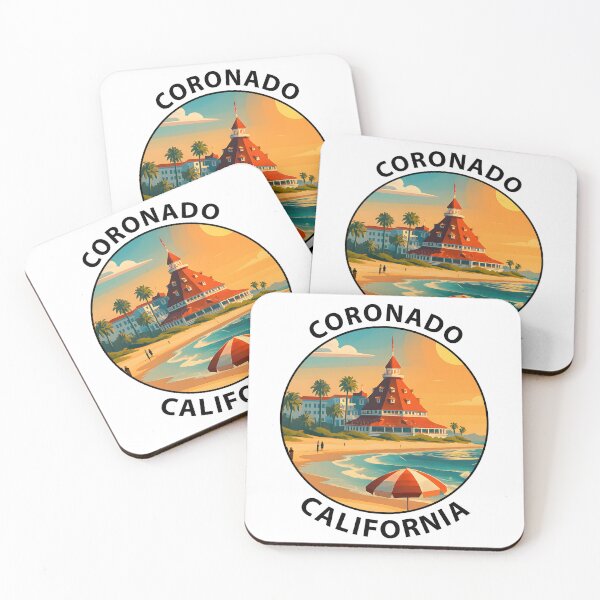 Item preview, Coronado Central Beach – California Coastal Summer Scene designed and sold by inkNext.