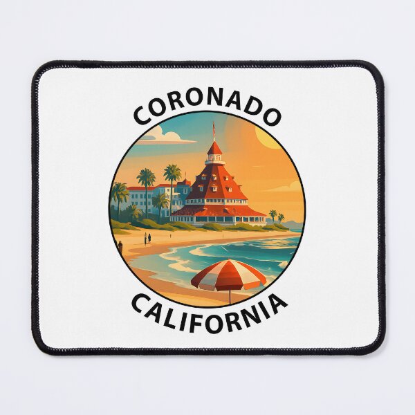 Item preview, Coronado Central Beach – California Coastal Summer Scene designed and sold by inkNext.