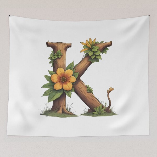 Item preview, Hawaiian letter K designed and sold by NUMBER FOUR.