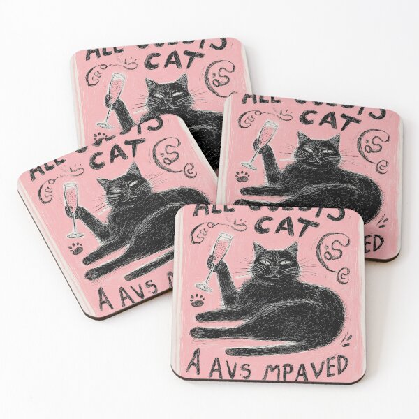 Item preview, Champagne Cat's Party designed and sold by Venon28.