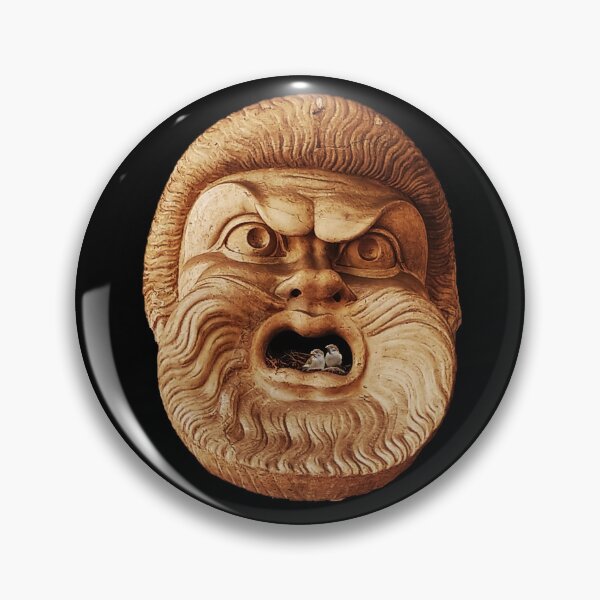 Item preview,  ANTIQUE ROMAN THEATRE MASK WITH BIRD NEST designed and sold by BulganLumini.