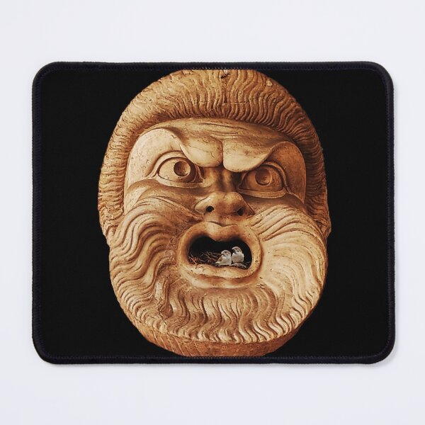 Item preview,  ANTIQUE ROMAN THEATRE MASK WITH BIRD NEST designed and sold by BulganLumini.