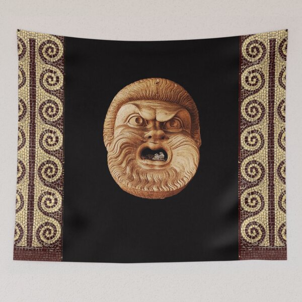Item preview,  ANTIQUE ROMAN THEATRE MASK WITH BIRD NEST designed and sold by BulganLumini.