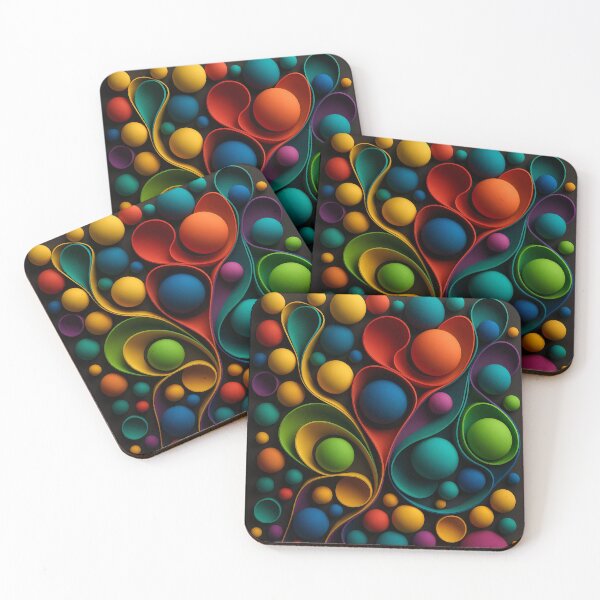 Item preview, Colorful Dimensions designed and sold by Kaleidoscope Print.