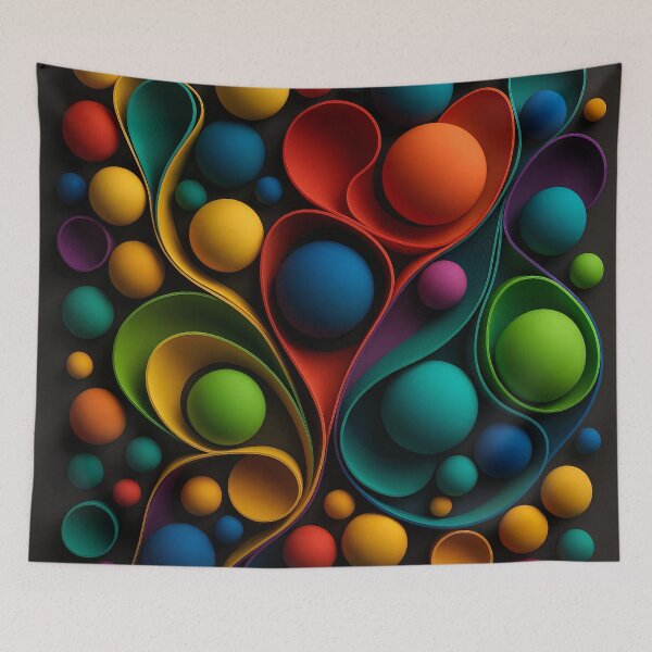 Item preview, Colorful Dimensions designed and sold by Kaleidoscope Print.