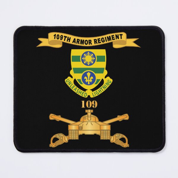 Item preview, Army  - 109th Armor Regiment w Br - Ribbon X 300 designed and sold by Military Insignia Products.