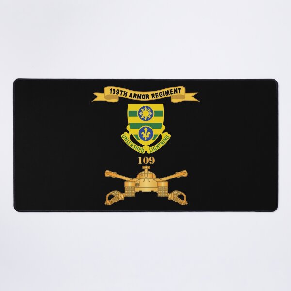 Item preview, Army  - 109th Armor Regiment w Br - Ribbon X 300 designed and sold by Military Insignia Products.