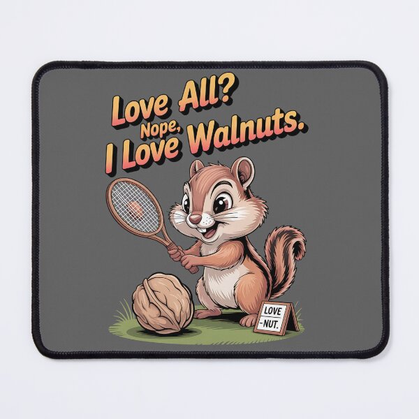 Item preview, chipmunk sports - funny chipmunk - chipmunk lover - chipmunk athlete - sarcastic sports - chipmunk workout  - chipmunk tennis - chipmunk - quirky chipmunk - nut lover designed and sold by JansenGS.