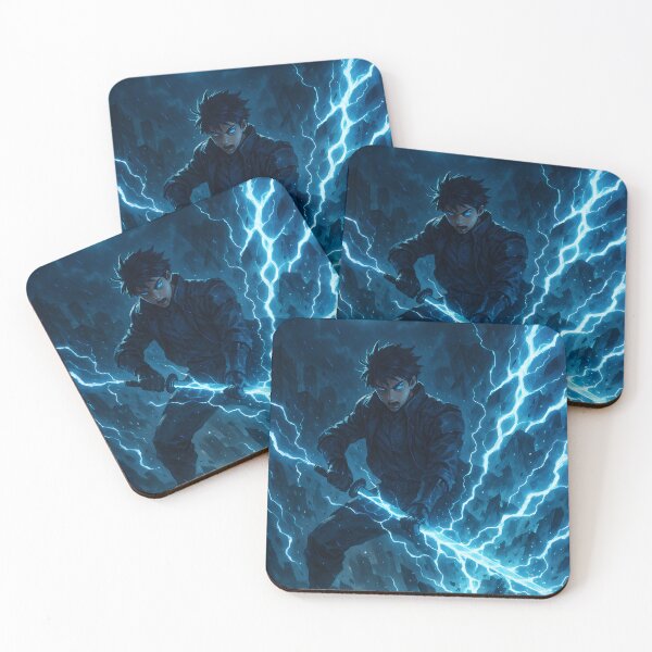 Item preview, Cyberpunk Samurai – Moonlit Lightning Strike in Neon City Destruction designed and sold by Nova-Canvas.