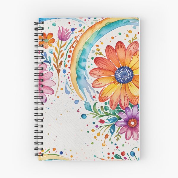 Item preview, Colorful Watercolor Floral Seamless Pattern designed and sold by TenraDesign.