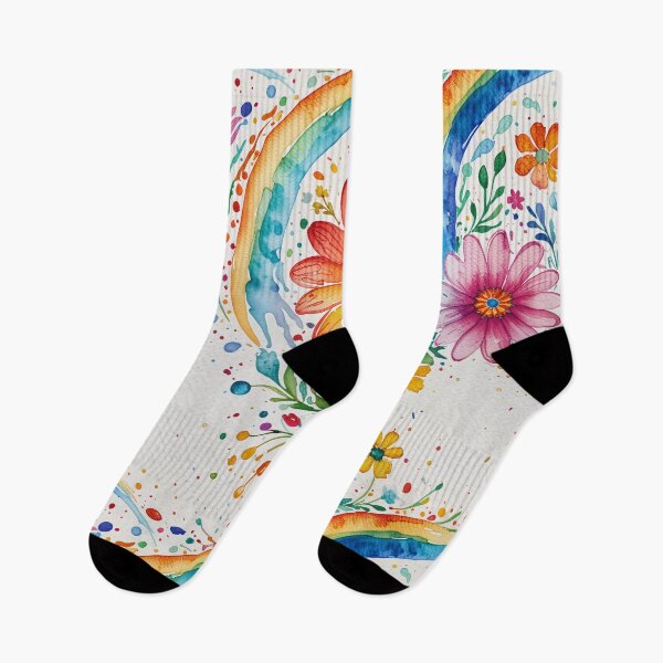Item preview, Colorful Watercolor Floral Seamless Pattern designed and sold by TenraDesign.