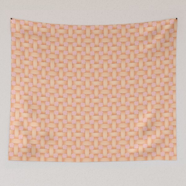 Item preview, Pie Crust Pattern – Cute Lattice Pastry with Pink Filling Illustration designed and sold by AniaMartaArt.