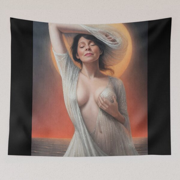 Item preview, Love Like The Moon & Sea designed and sold by Lana Magnolia.