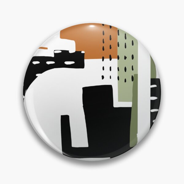 Item preview, Modern Abstract Earthy Shapes Patte designed and sold by CreationbyNiki.