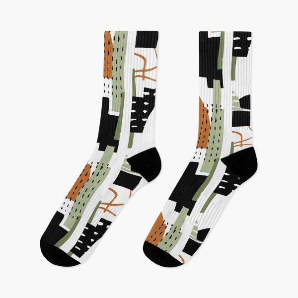 Item preview, Modern Abstract Earthy Shapes Patte designed and sold by CreationbyNiki.