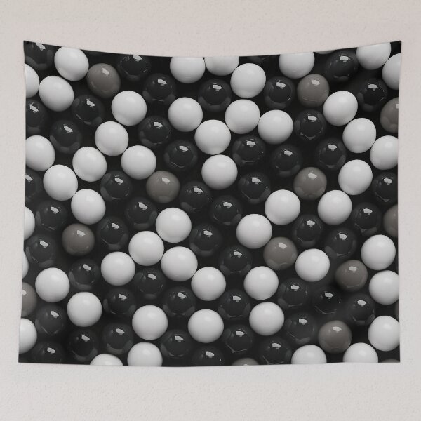 Item preview, Monochrome Spheres designed and sold by Kaleidoscope Print.