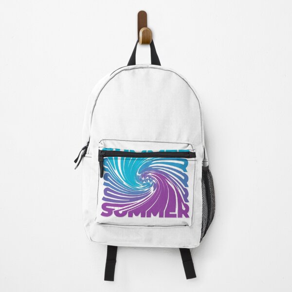 Item preview, Summer Twisted Gradient Typography – Vibrant Blue Purple Spiral Design designed and sold by Vextura.