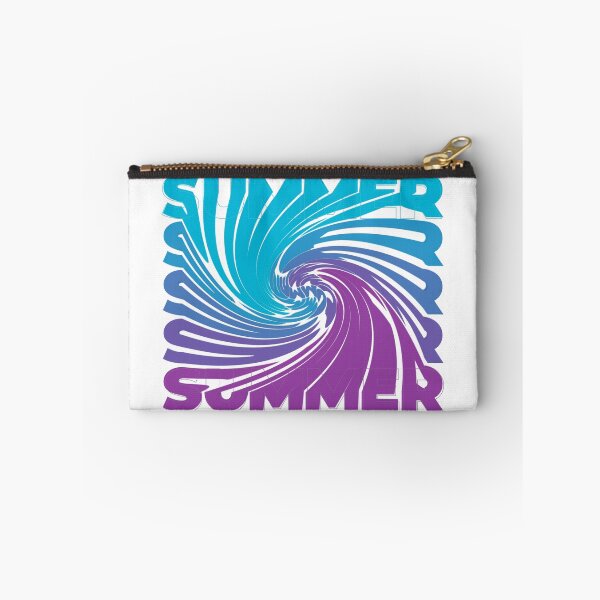 Item preview, Summer Twisted Gradient Typography – Vibrant Blue Purple Spiral Design designed and sold by Vextura.