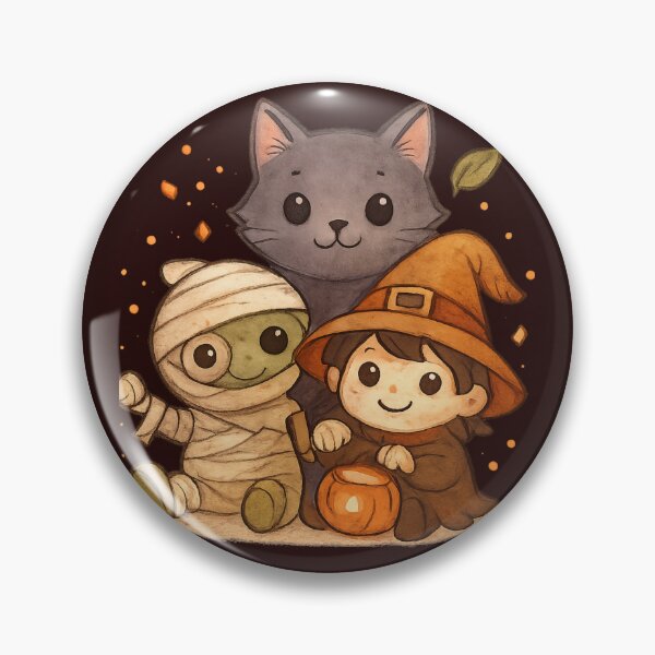 Item preview, Autumn Halloween Friends. Petits amis d’automne d’Halloween designed and sold by Drawingshirts.