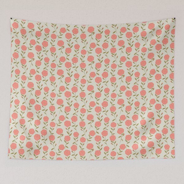 Item preview, Pink dianthus flowers designed and sold by JenPolegattoArt.