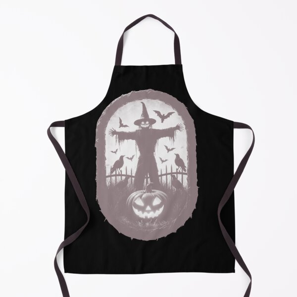 Item preview, A Sinister Scarecrow Under The Fiery Halloween Sky designed and sold by e-camelleone.