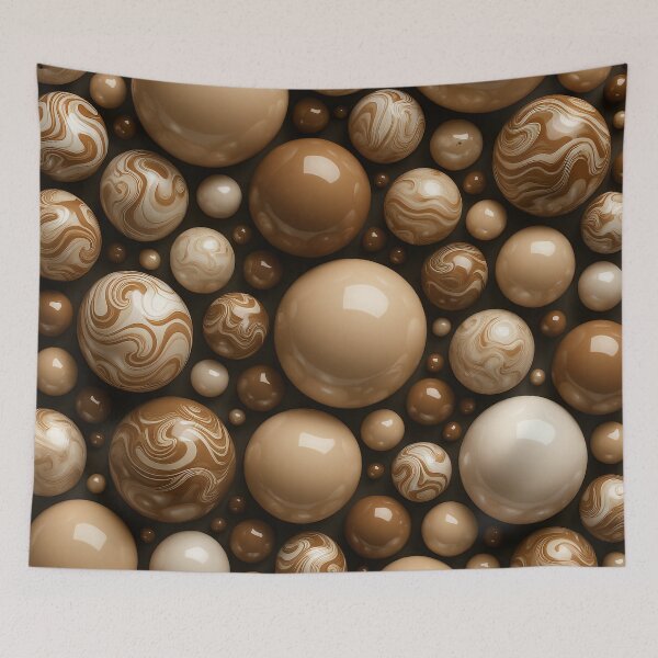 Item preview, Chocolate Orbs designed and sold by Kaleidoscope Print.