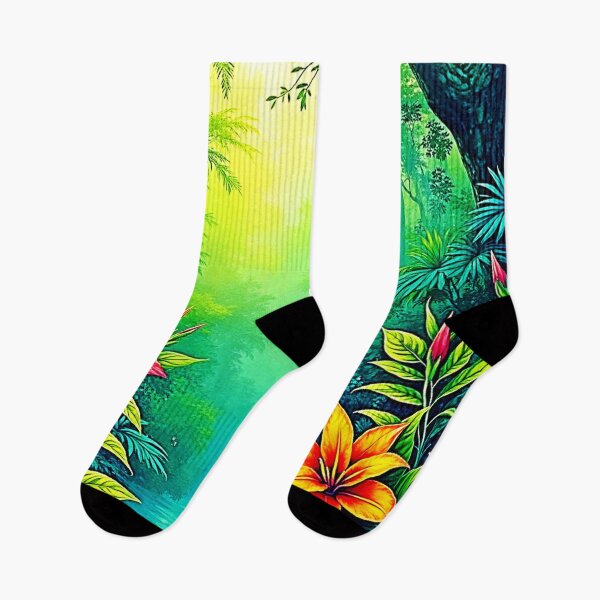 Item preview, Lush Tropical Jungle Oasis Design designed and sold by Health And Fitness Posts e-Store.
